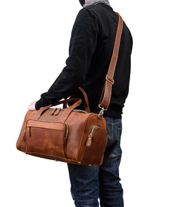 YAAGLE Men's Vintage Travel Bag & Gym Bag YG25633