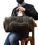 YAAGLE Men's Vintage Travel Bag & Gym Bag YG25633