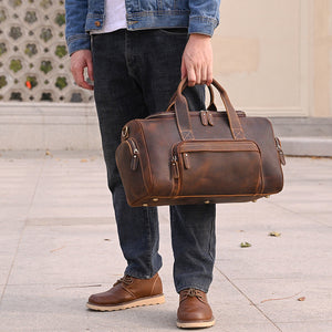 YAAGLE Men's Vintage Travel Bag & Gym Bag YG25633