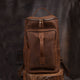 Vintage Muti-funciton Travel Backpack Cross body Leather Bag - YAAGLE.com