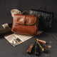 YAAGLE Cute British Style Genuine Leather Cross Body Flap Bag YG264 - YAAGLE.com