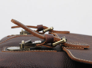 YAAGLE Men's Vintage Real Leather Laptop Business Handbag YG7090 - YAAGLE.com