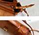 YAAGLE Women British Style Tanned Leather Flap Shoulder Bag Tote YG350 - YAAGLE.com