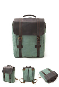 Retro Backpack student leather bag KS6003 - YAAGLE.com