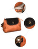 YAAGLE Girls' Contrast Color Cowhide Mini Bag YGM8220 - YAAGLE.com