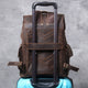 YAAGLE High Quality Genuine Leather Outdoor Backpack YG1112 - YAAGLE.com