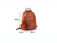 YAAGLE Unisex Large Size Tanned Leather Travel Sling Backpack YG8595 - YAAGLE.com