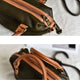 YAAGLE Women Soft Real Leather Contrast Color Top-Handle Shell Bag YG1781020 - YAAGLE.com
