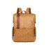 YAAGLE Genuine Leather Unisex Casual Outdoor Travel Backpack YG7260