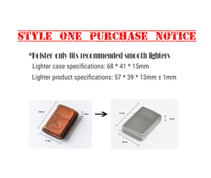 YAAGLE Leather Handmade Lighter case  for Man/Woman  YG2002 - YAAGLE.com