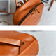YAAGLE Girls' Simple Real Leather Student Zipper Backpack YG209 - YAAGLE.com