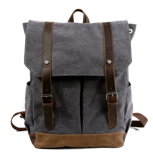 Vintage school bag men and women shoulder bag college KS6009 - YAAGLE.com