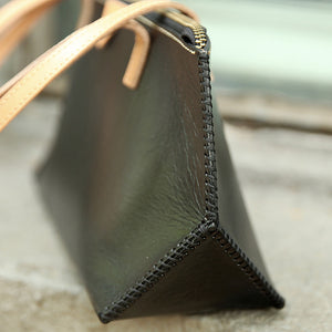 YAAGLE Women Personalized Tanned Leather Handbag Tote YGBR6018 - YAAGLE.com