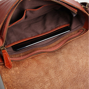 YAAGLE Fashion Men's Real Tanned Leather Business Briefcase YGBR5061 - YAAGLE.com