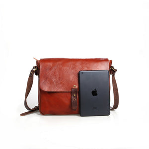 YAAGLE Fashion Men's Real Tanned Leather Business Briefcase YGBR5061 - YAAGLE.com