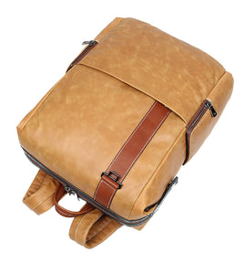 YAAGLE Genuine Leather Unisex Casual Outdoor Travel Backpack YG7260 - YAAGLE.com
