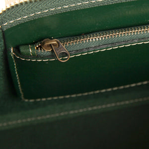 YAAGLE Women Personalized Tanned Leather Handbag Tote YGBR6018 - YAAGLE.com