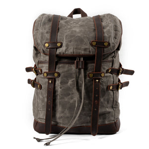 Canvas Men's Bag Casual Backpack Waterproof Outdoor Travel Student Bag KS6008 - YAAGLE.com