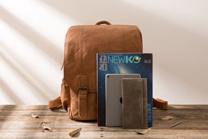 YAAGLE Men's Multi-pockets Crazy Horse Leather 17 inch Travel Backpack YG2010 - YAAGLE.com