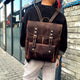 Vintage Soft Full Grain Leather Backpack YG6099 - YAAGLE.com