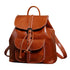 YAAGLE Women Wax Leather Drawstring Backpack YG9912D