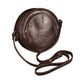 YAAGLE Women Personalized Tanned Leather Round Shoulder Bags YG7120 - YAAGLE.com