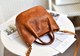 YAAGLE Women Classic Tanned Cowhide Bucket Handbag YG370 - YAAGLE.com