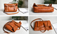 YAAGLE Men's Genuine Leather Leisure Briefcase Flap Handbag YG54 - YAAGLE.com