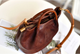 YAAGLE Women Classic Tanned Cowhide Bucket Handbag YG370 - YAAGLE.com
