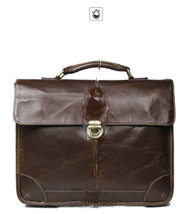 YAAGLE Fashion Real Leather Business Messenger Handbag YG7091 - YAAGLE.com