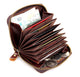 RFID Wallet for Men Genuine Leather Purse Mini Card Holder - YAAGLE.com