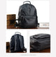 YAAGLE Unisex Large Size Tanned Leather Travel Sling Backpack YG8595 - YAAGLE.com