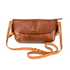 YAAGLE Women Handmade Tanned Leather Cross Body Bag Clutch YGWF18