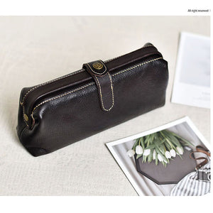 YAAGLE Vintage Genuine Leather ladies Travel Makeup Hanging Toiletry Bag YG6611 - YAAGLE.com