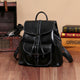 YAAGLE Women Wax Leather Drawstring Backpack YG9912D - YAAGLE.com