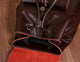 YAAGLE Women Wax Leather Drawstring Backpack YG9912D - YAAGLE.com