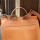 YAAGLE Unisex Bright Contrast Color Tanned Leather Backpack YGBR6026 - YAAGLE.com