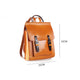 YAAGLE Unisex Bright Contrast Color Tanned Leather Backpack YGBR6026 - YAAGLE.com