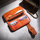 YAAGLE Multi-pockets Tanned Leather Notecase Card Slots YGBR5091 - YAAGLE.com