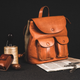 YAAGLE Girls' Personalized Tanned Leather Mini Backpack YGW8221 - YAAGLE.com