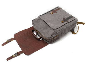 Retro Backpack student leather bag KS6003 - YAAGLE.com