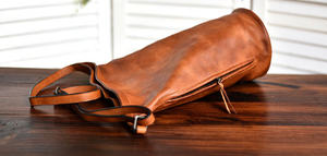 YAAGLE Unisex Personalized Real Leather Bucket Shoulder Bag YG8089 - YAAGLE.com