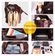 YAAGLE Unisex Large Tanned Leather Duffle Handbag YG6464 - YAAGLE.com