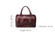 YAAGLE Unisex Large Capacity Tanned Leather Travel Handbag YG6466 - YAAGLE.com