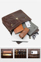 YAAGLE Fashion Real Leather Business Messenger Handbag YG7091 - YAAGLE.com