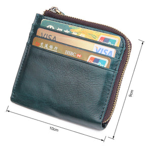 YAAGLE Unisex Mini Zipper Purse Card Slots YG8448 - YAAGLE.com