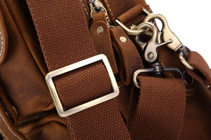 YAAGLE Multi-pockets Real Leather Hand Briefcase for Men YG7028 - YAAGLE.com