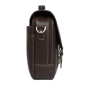 YAAGLE Men's Fashion Real Leather Business Briefcase Handbag YG7396Q - YAAGLE.com