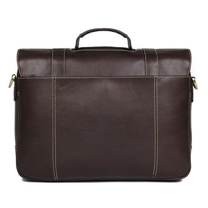 YAAGLE Men's Fashion Real Leather Business Briefcase Handbag YG7396Q - YAAGLE.com