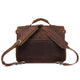 YAAGLE Men's Crazy Horse Leather Business Briefcase Flap Handbag YG7161 - YAAGLE.com